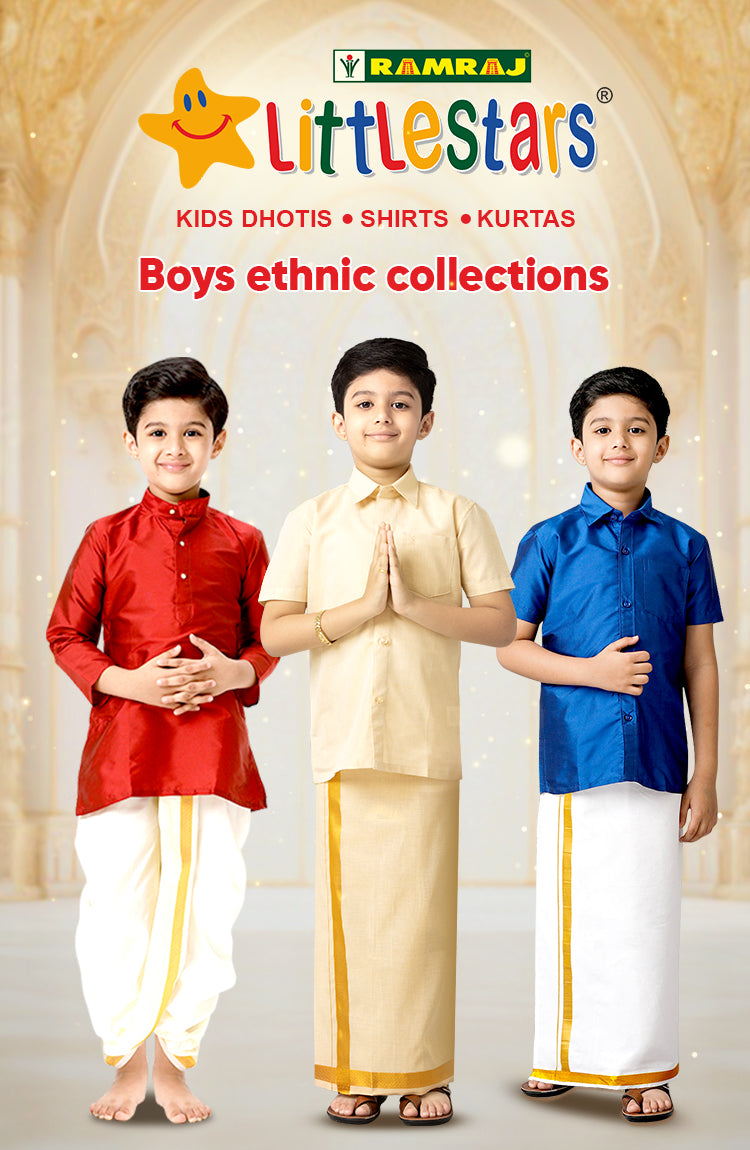 Online Clothing Store for Dhoti, Shirts, Sarees, More - Ramraj Cotton