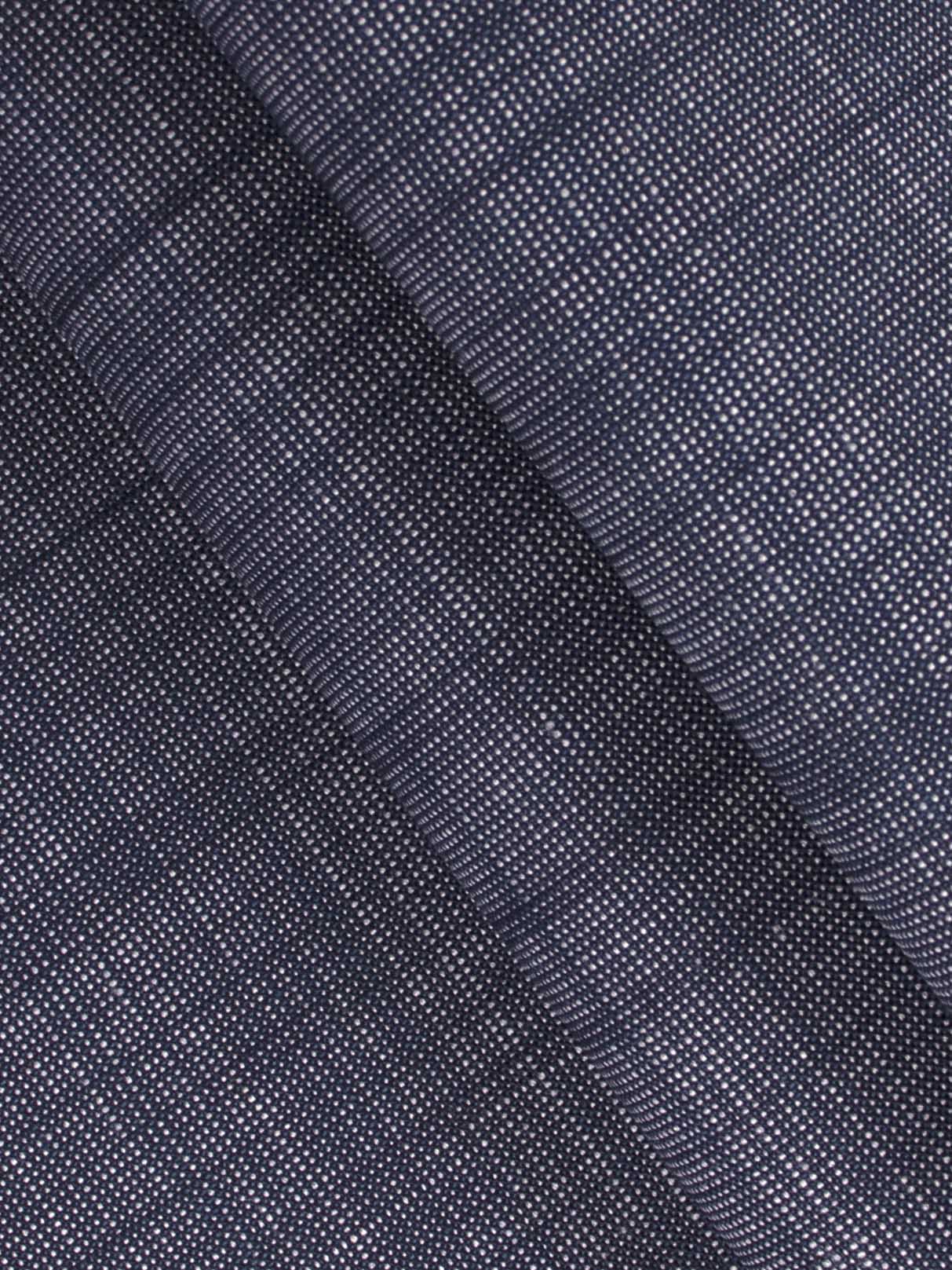 Cotton Premium Blue Colour Suiting Fabric-Golden Days