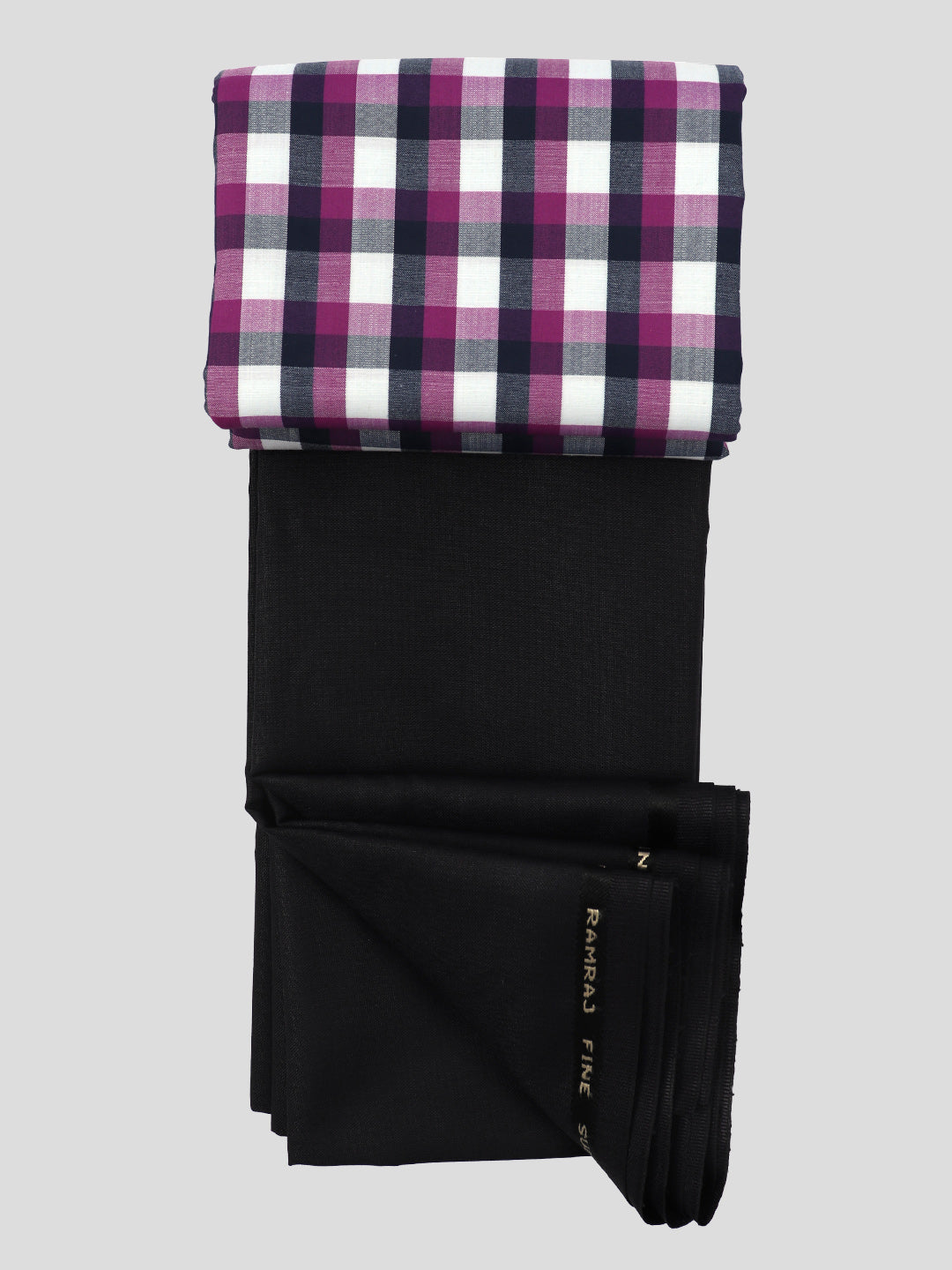 Cotton Checked Shirting & Suiting Gift Box Combo SS125-Full view