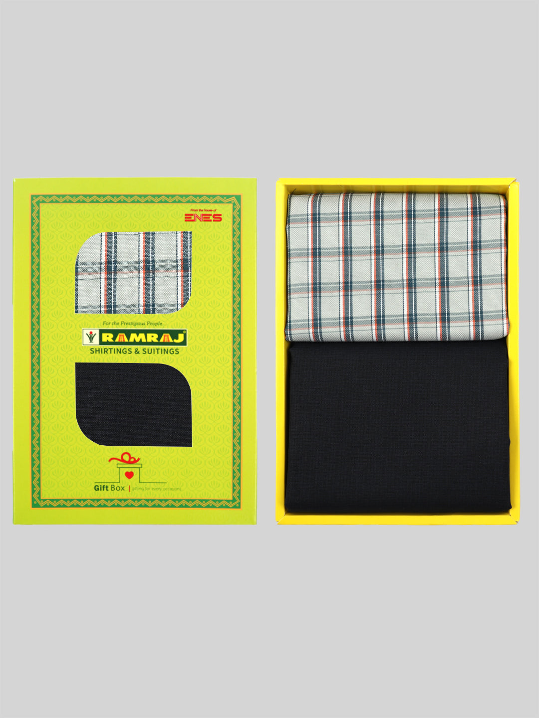 Cotton Checked Shirting & Suiting Gift Box Combo SS121-Ad vert