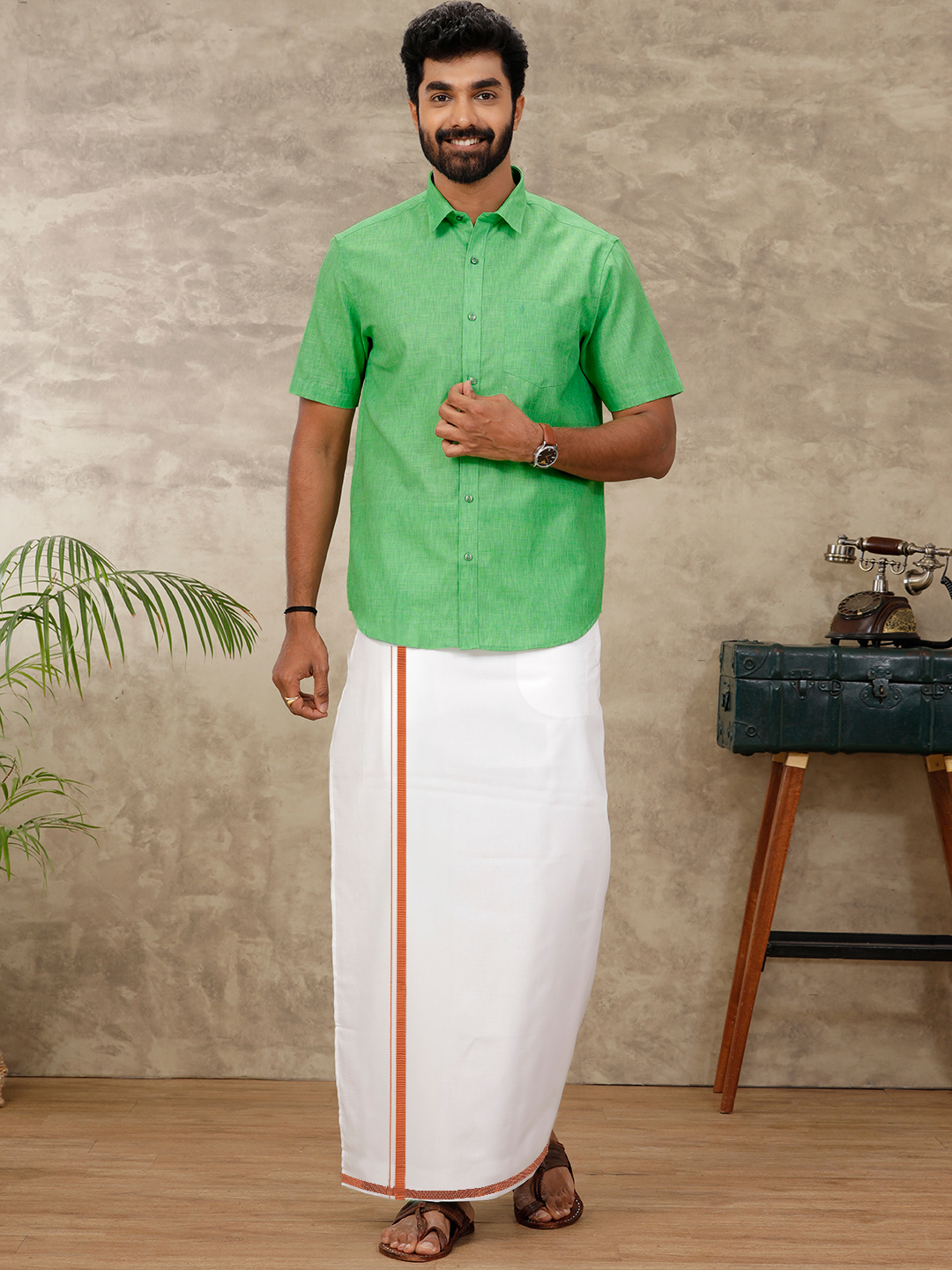 Vetti Vaaram Dhoti and Shirt Set V2