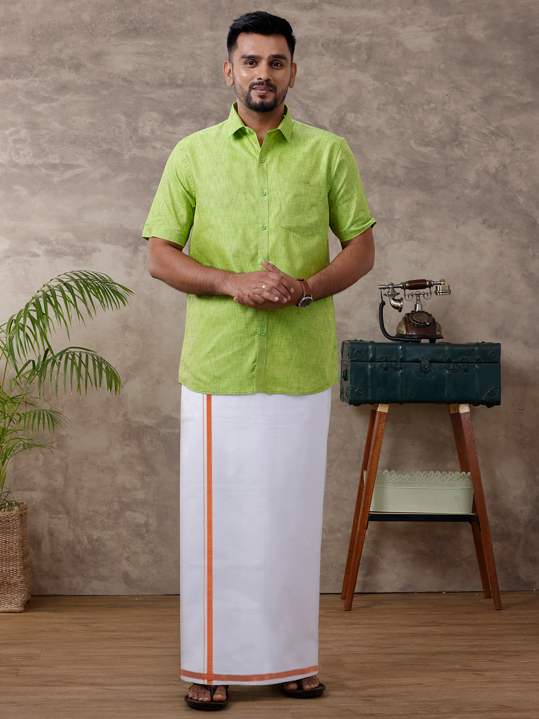 Vetti Vaaram Dhoti and Shirt Set V5