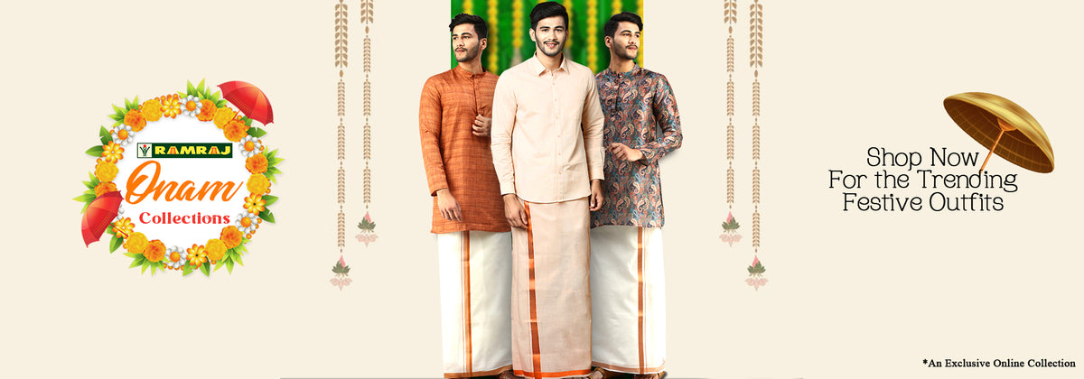 Online Clothing Store for Dhoti, Shirts, Sarees, More - Ramraj Cotton