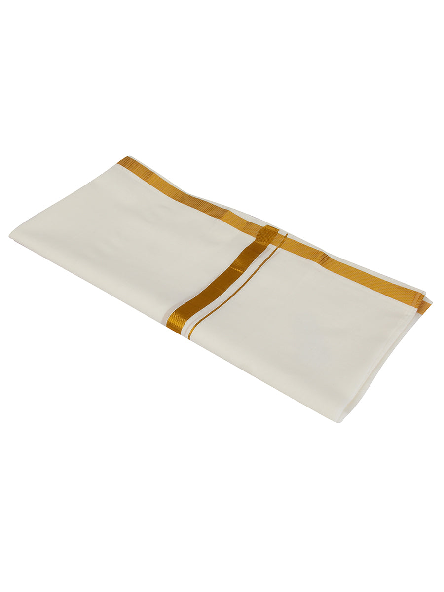 Tejas Cream 3/4" Border Towel-View two