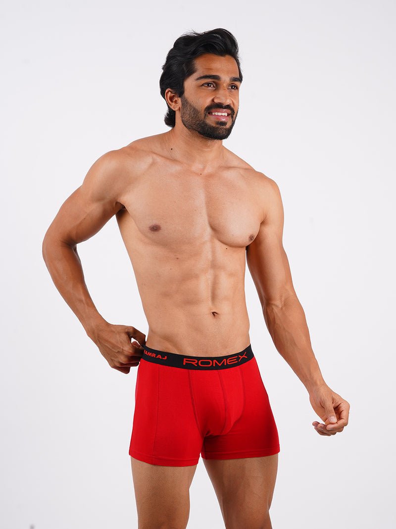 Ramraj Men Combed Cotton Assorted Colour Without Pocket Trunk Romex ...