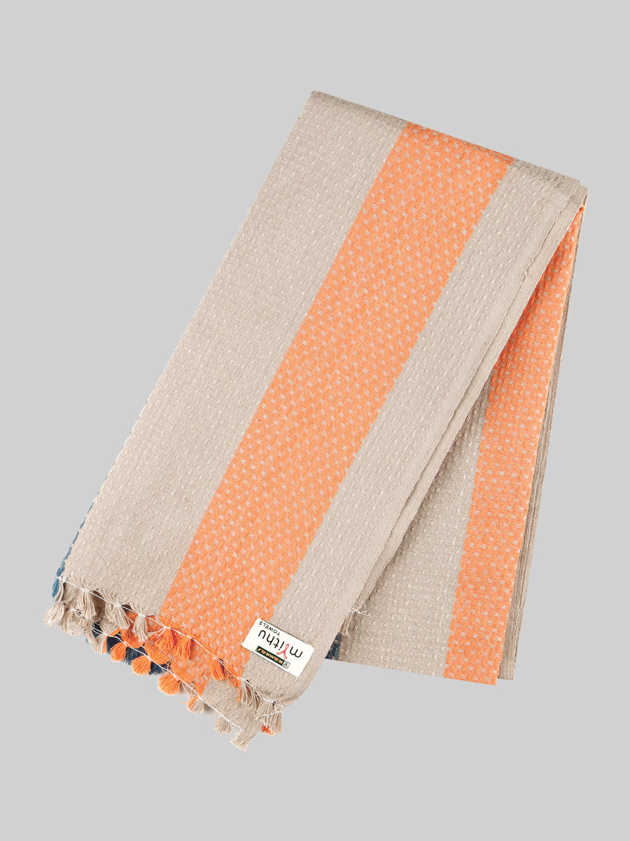 Cotton Colour Bath Towel Marutham-Design two