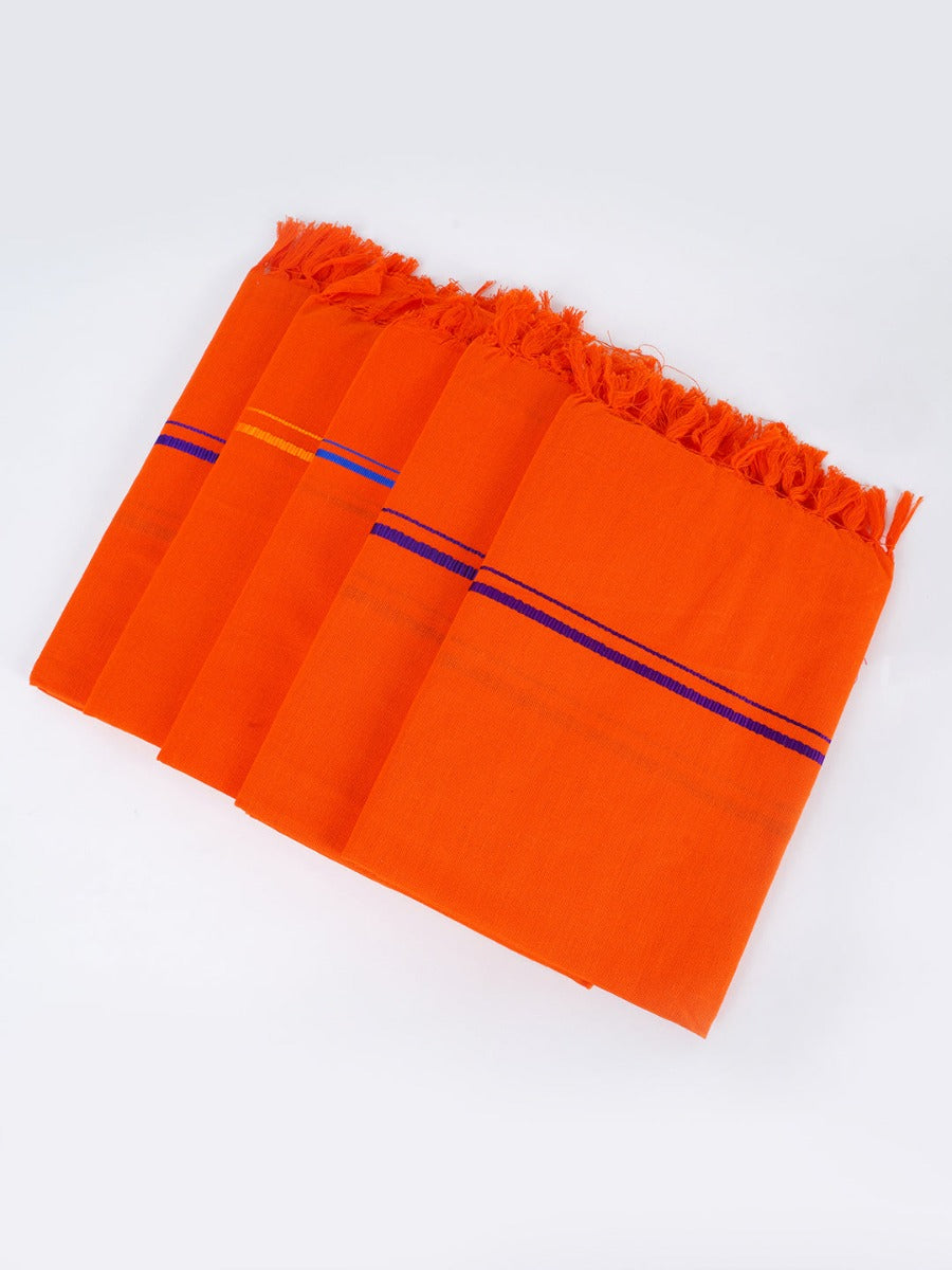 Devotional Towel Orange Hariharan (Pack of 2)-Mix