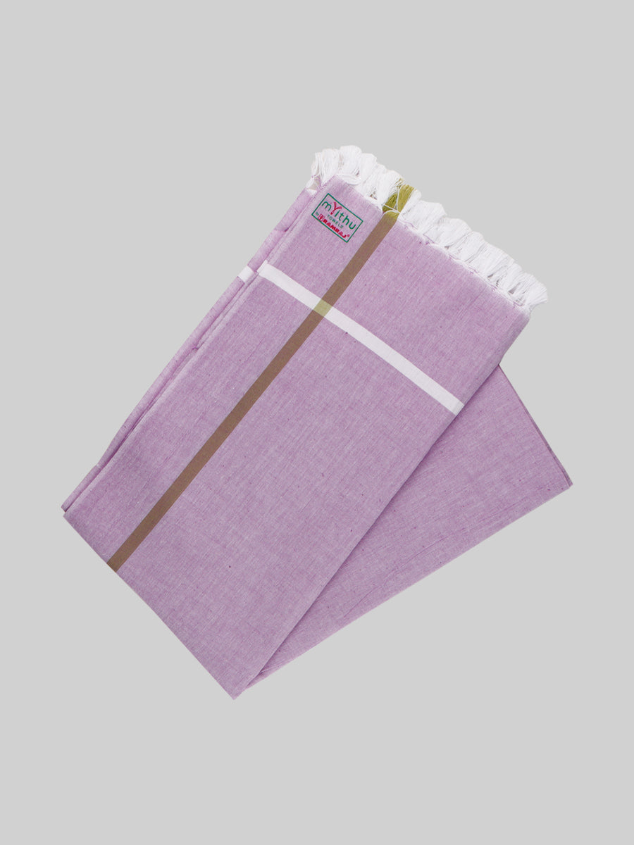 Softest Cotton Colour Plain Bath Towel Victory-Purple
