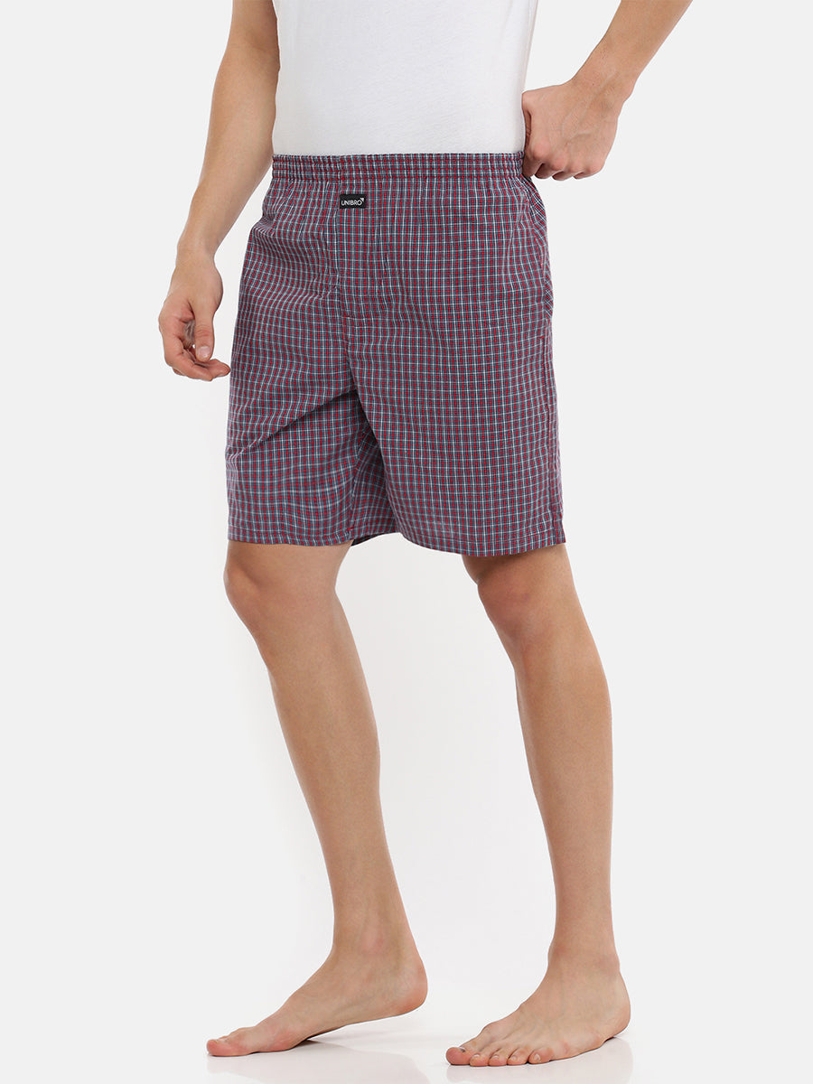 Mens Woven Boxer Long WB7