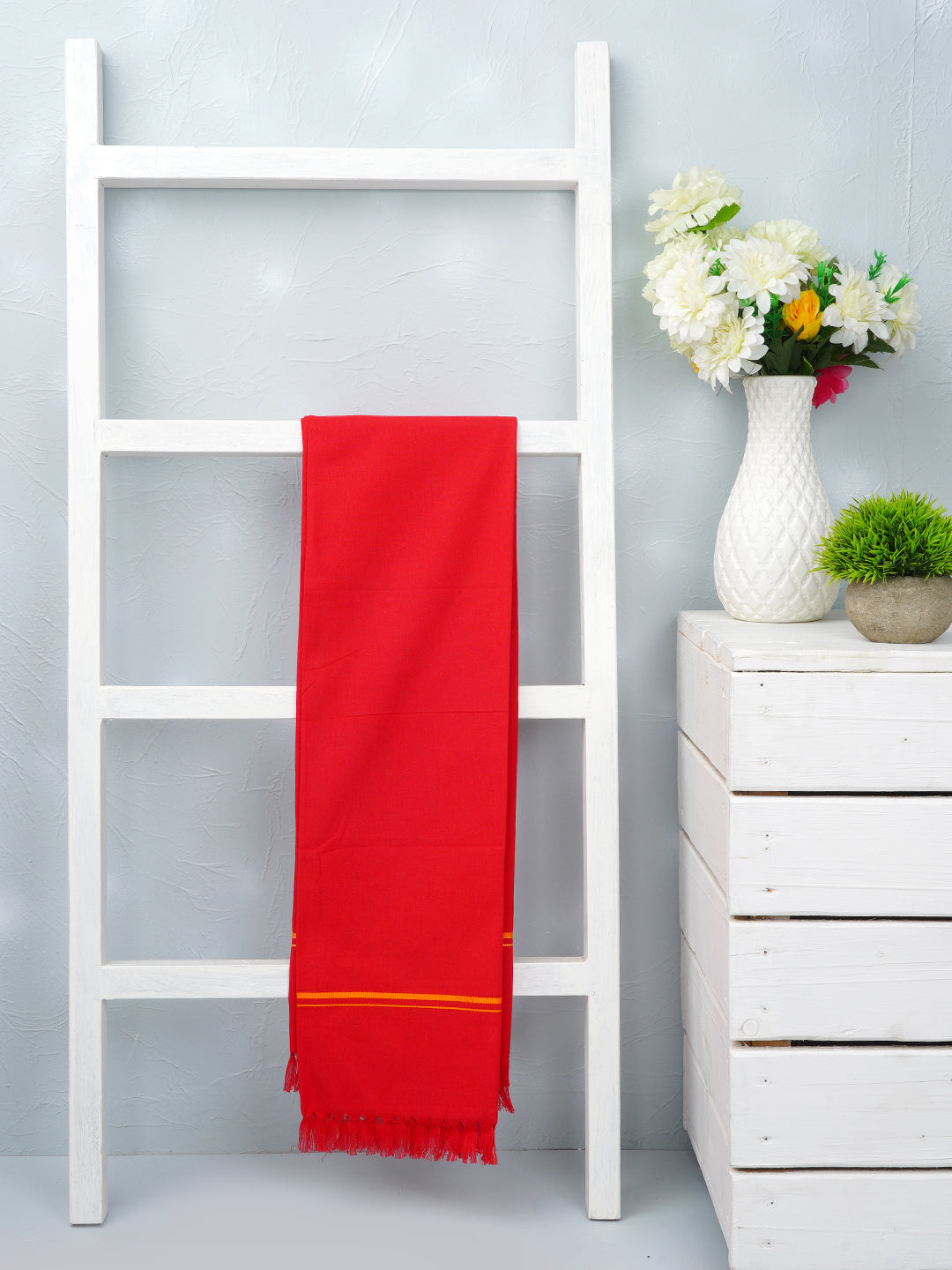 Devotional Towel Red Hariharan (Pack of 2)-View one