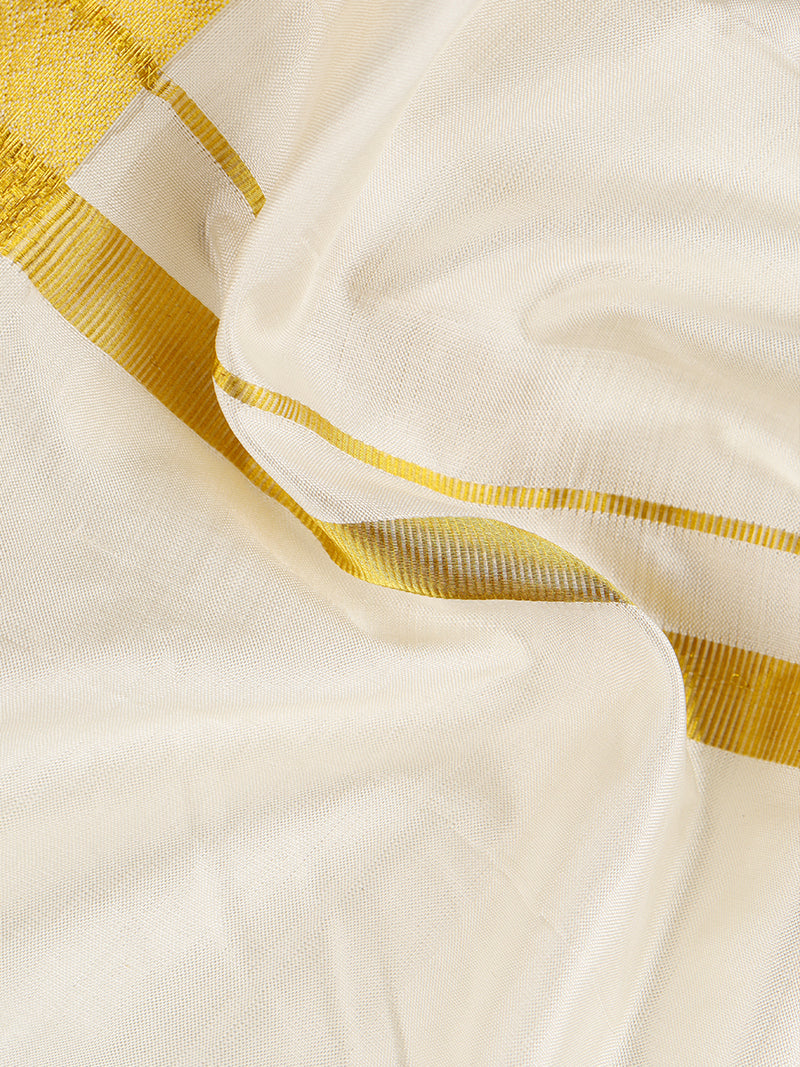 Mens Silk 50K 3/4" Panchakacham & Angavastram (9+5) Prasanthi