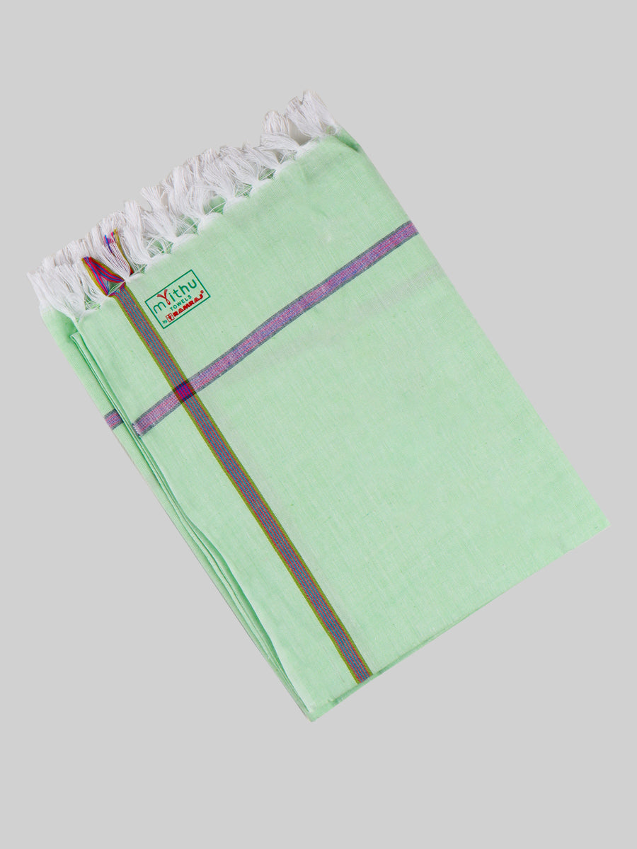 Softest Cotton Colour Plain Bath Towel Haiku-Green