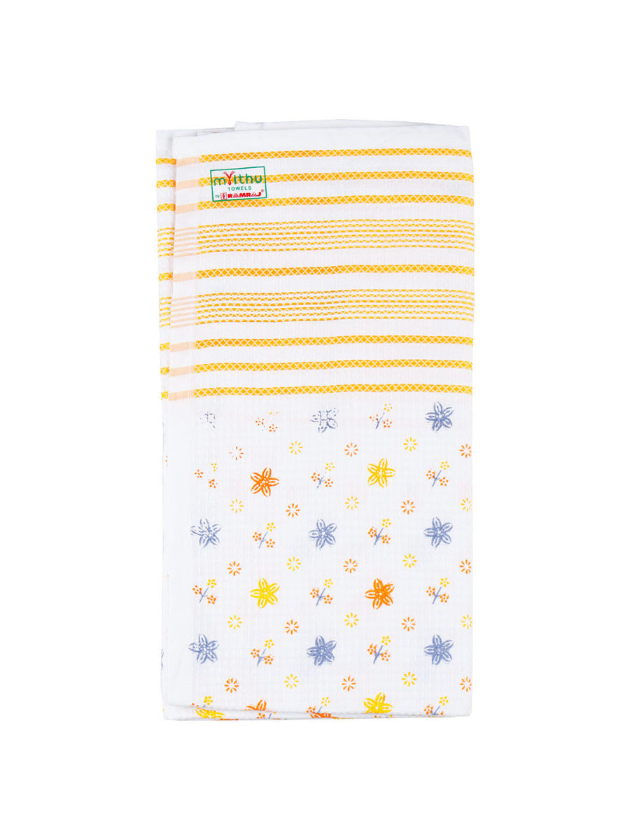 100% Cotton Printed Bath Towel Blossom-Design three