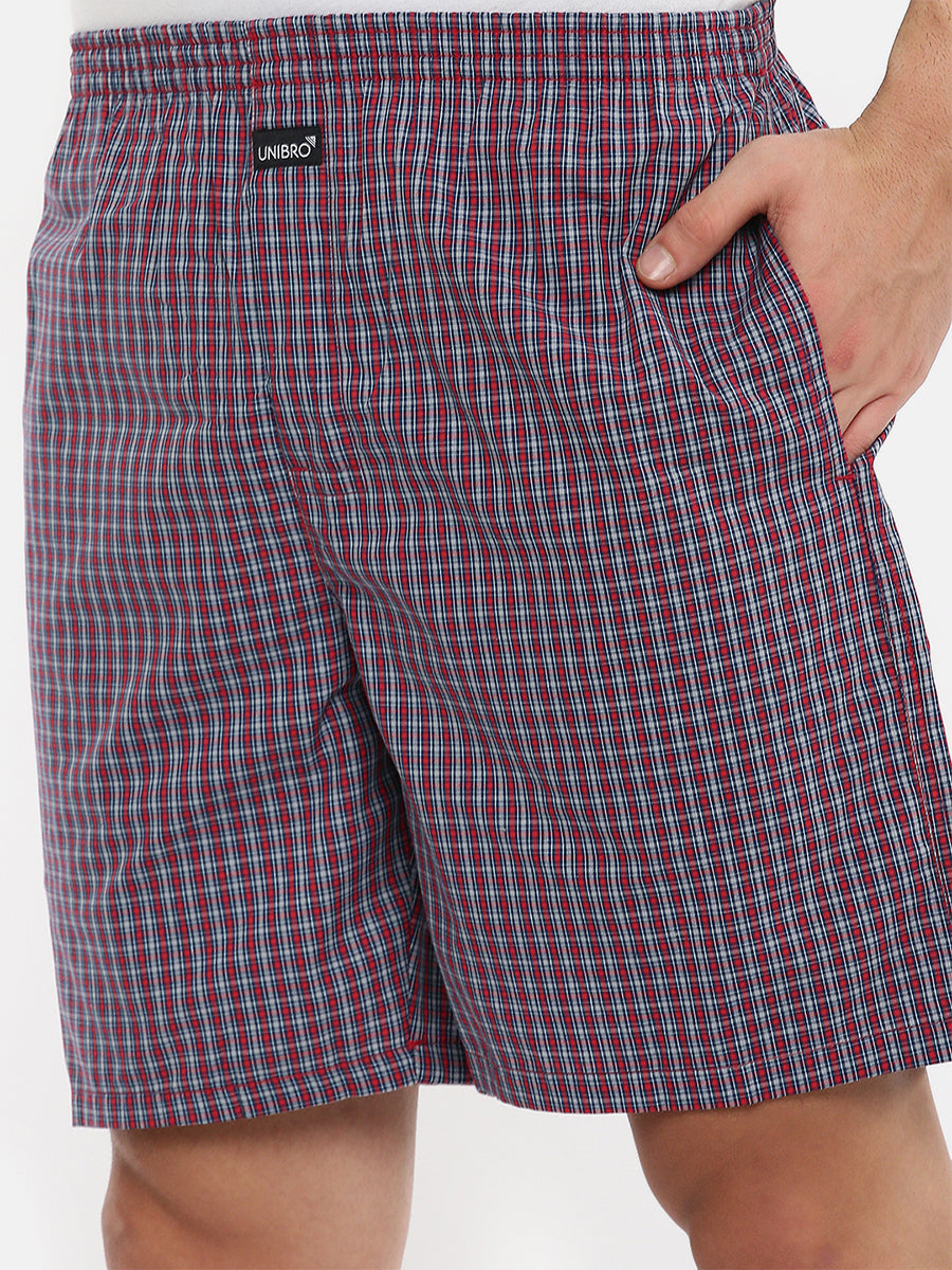 Mens Woven Boxer Long WB7