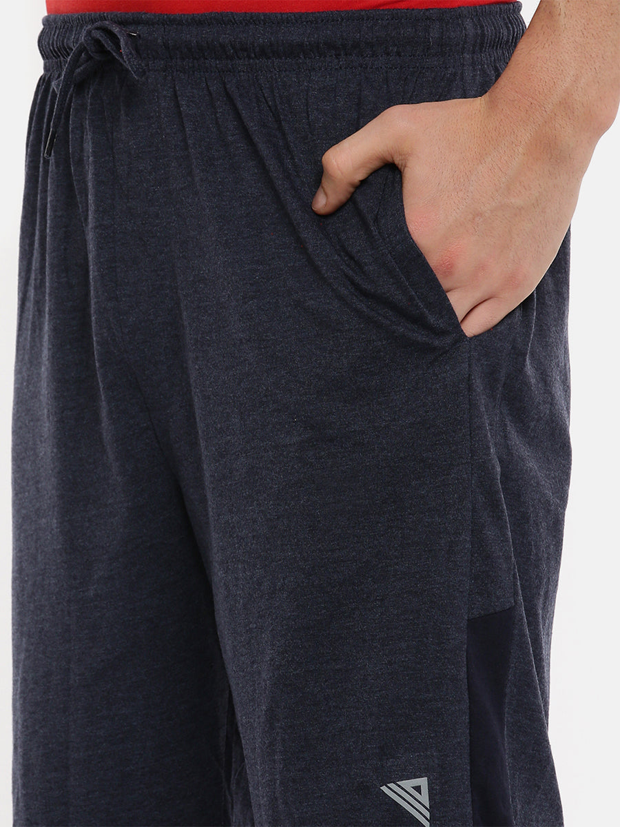 Men's Combed Cotton Smart Fit One Side Zipper Shorts (2 PCs Pack)-Zoom view