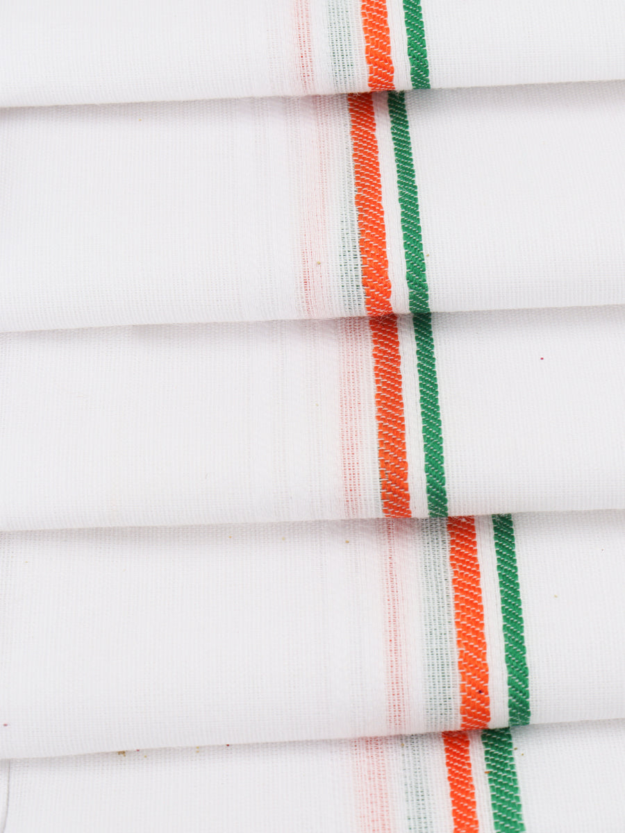 Good Feel Congress Handkerchief White ( 5 PCs Pack )