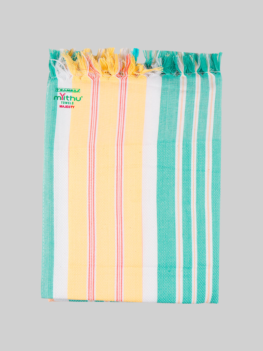 Cotton Colour Bath Towel Majesty Towel-Green