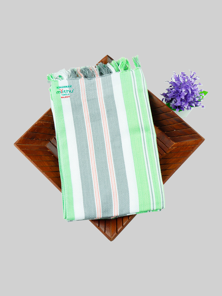Cotton Colour Bath Towel Majesty Towel-Light  green