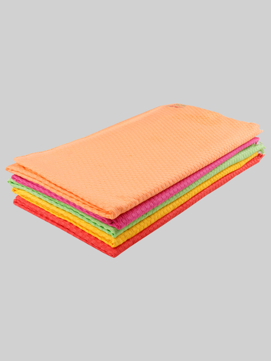 100% Cotton Colour Bath Towel Cygnet- Mix side view