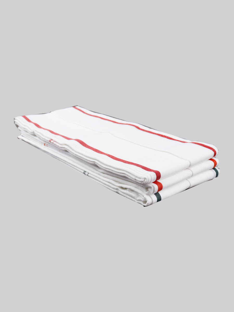 Cotton White Bath Towel Casio 1.70m (2 Pcs Pack)-Mix alternative view