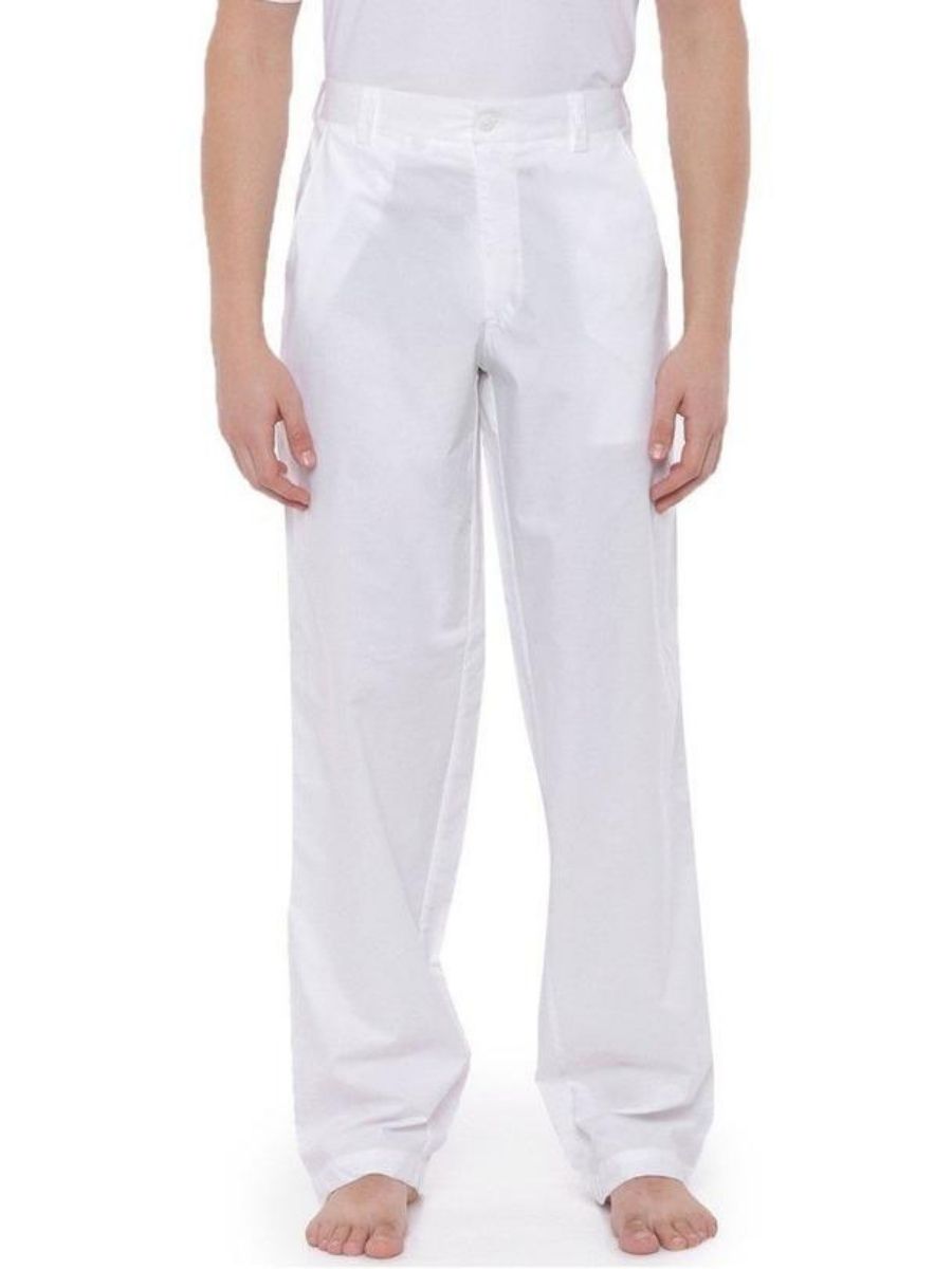 Mens Cotton White By Pant