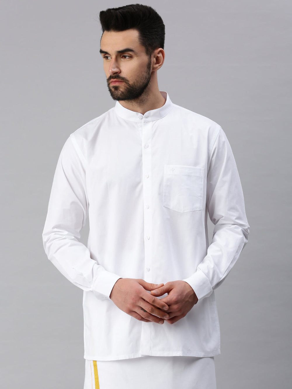 Buy Plus Size Men White Shirts | Ramraj Cotton