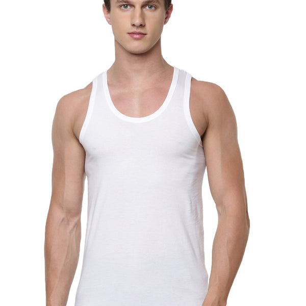Buy White Ramraj Cotton Men Vest Online at Best Prices in India