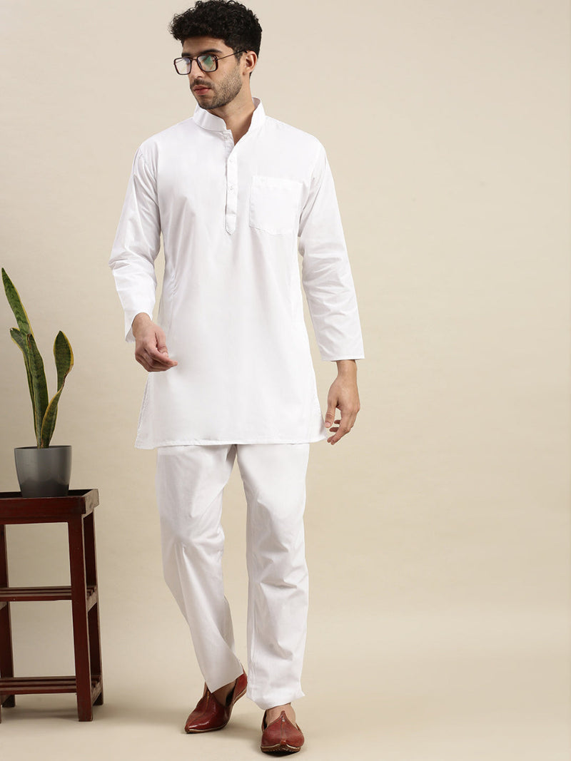 Kurta Indian Men Men's Wear Traditional Dress Shirt Pajama Set Wedding  Cotton