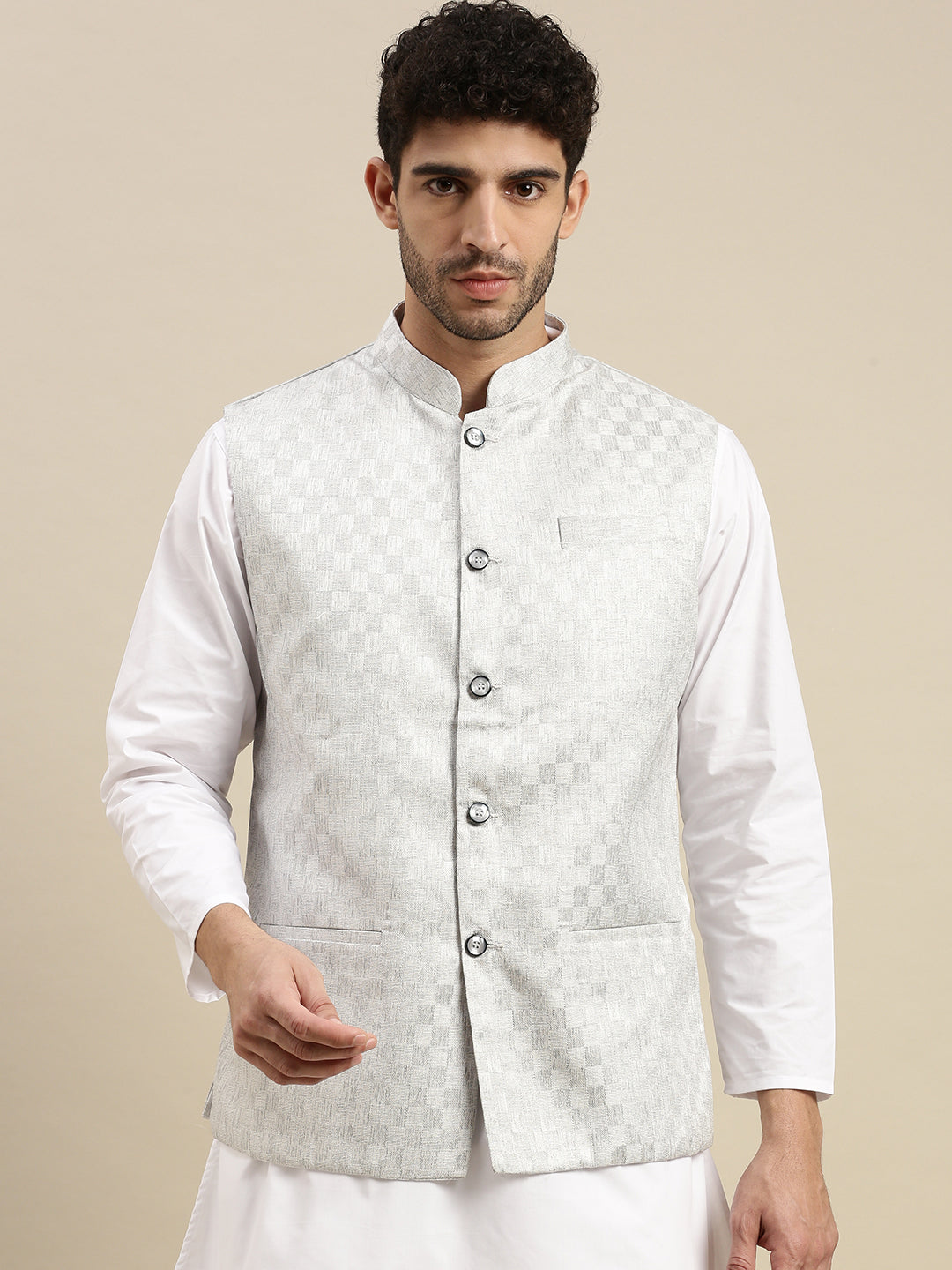 White - Nehru Jackets - Indian Kids Wear: Buy Ethnic Dresses and Clothing  for Boys & Girls