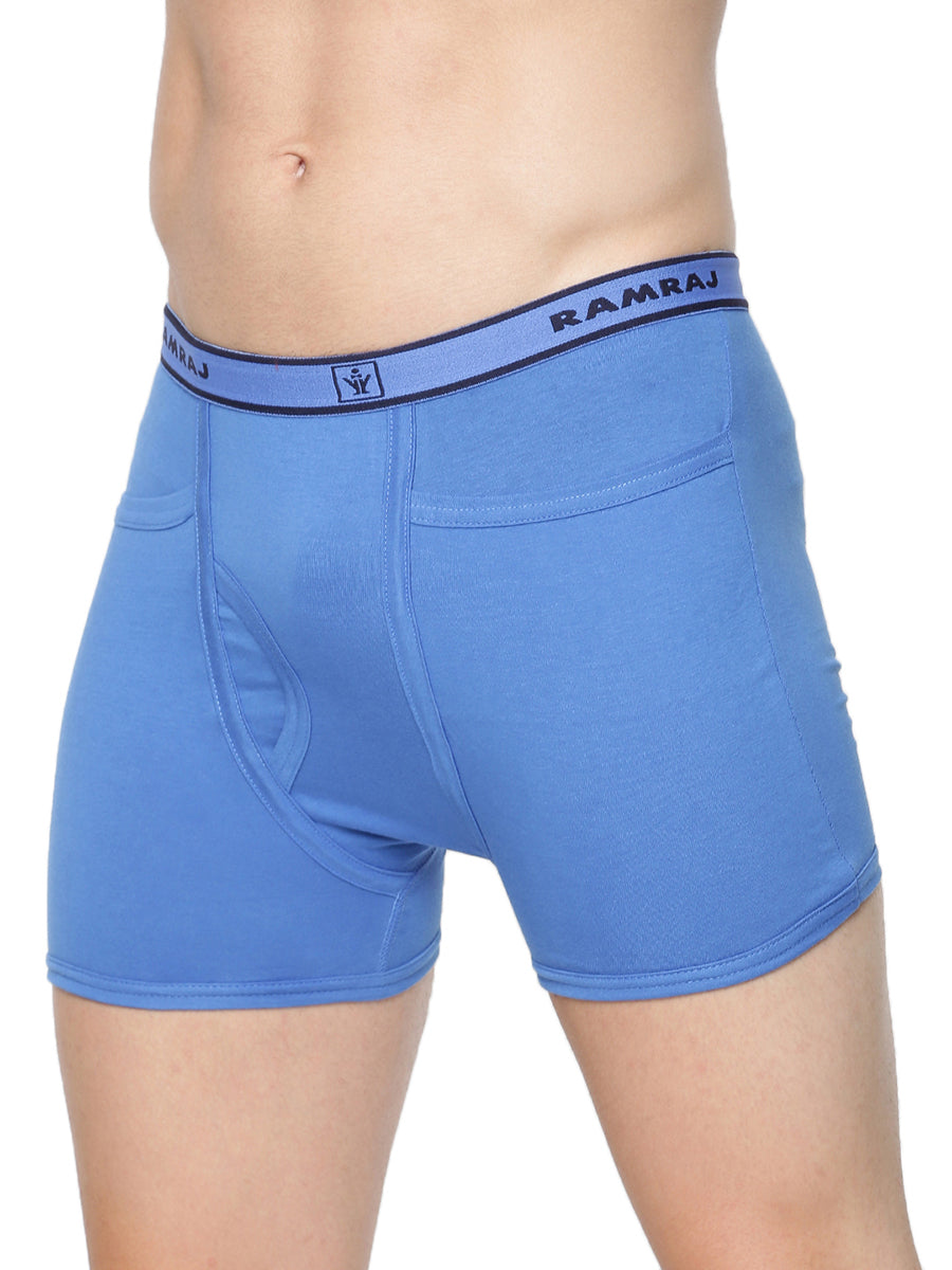 Mens Cotton Pocket Trunk Plus Size Fine Softex - ( Pack of 2 )-Sdie alternative view