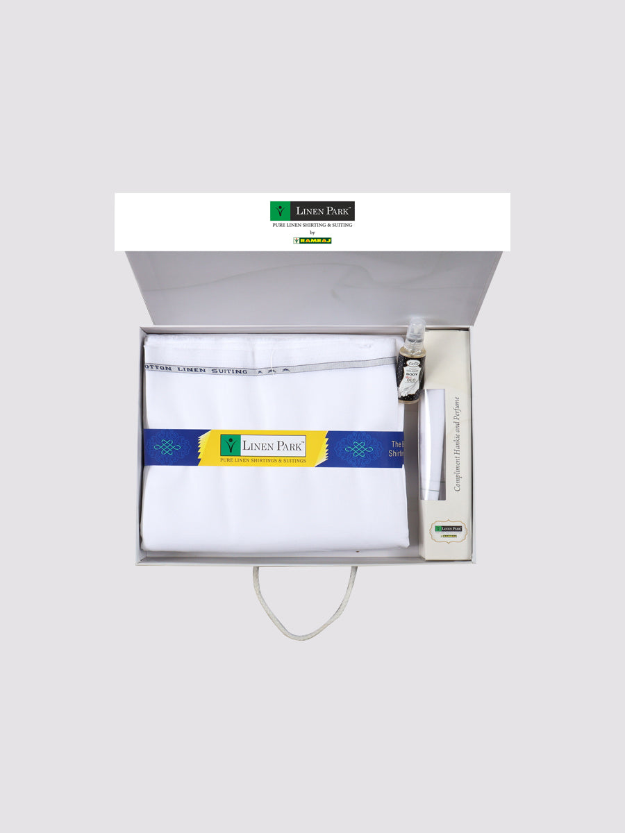 Pure Linen Plain Shirting & Suiting Gift Box Linen Sector-Ad vert