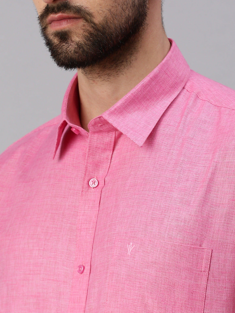 Mens Matching Border Dhoti & Full Sleeves Shirt Set Trendy CC10-Zoom view