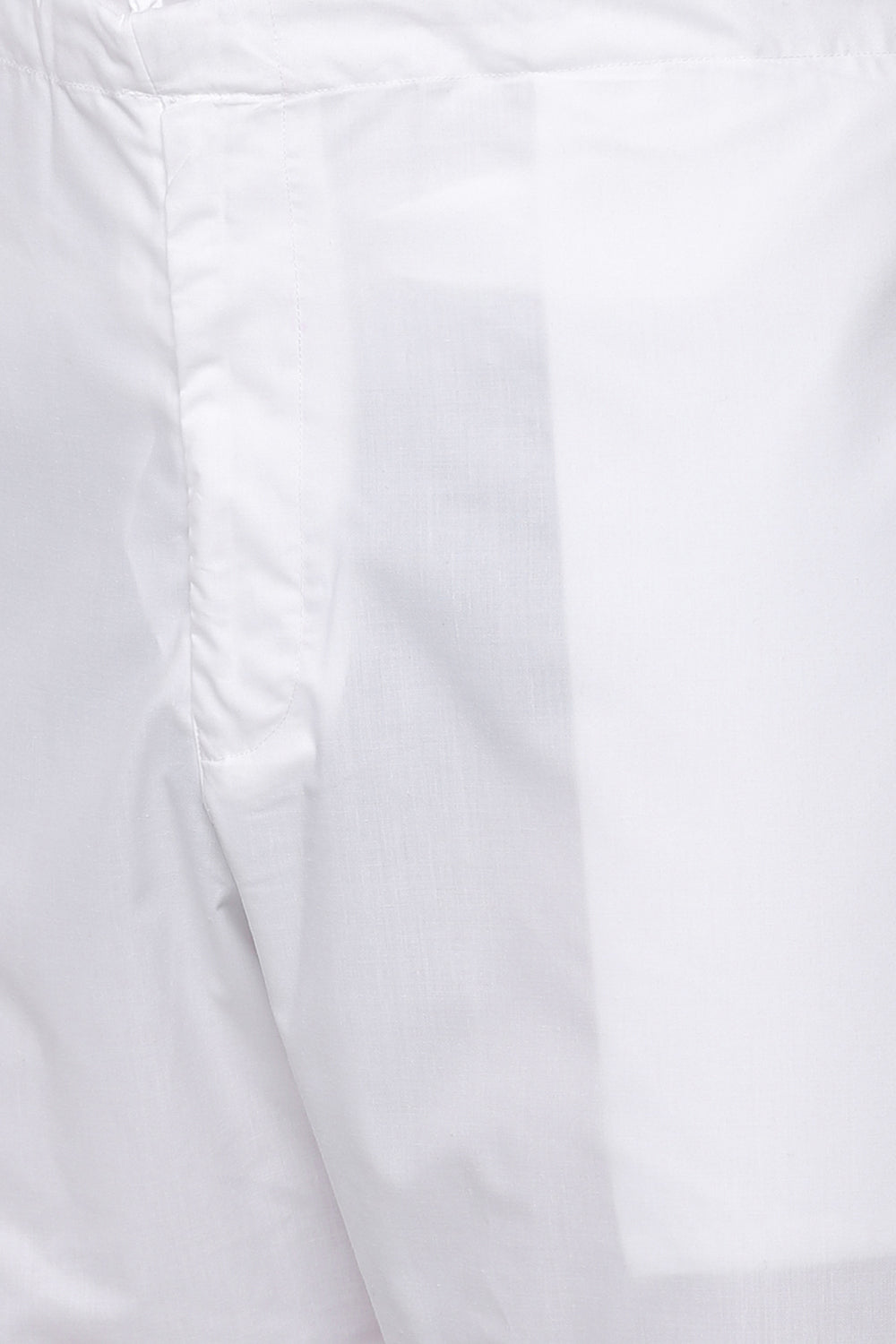 Mens Cotton White Pyjama Pant-Zoom view