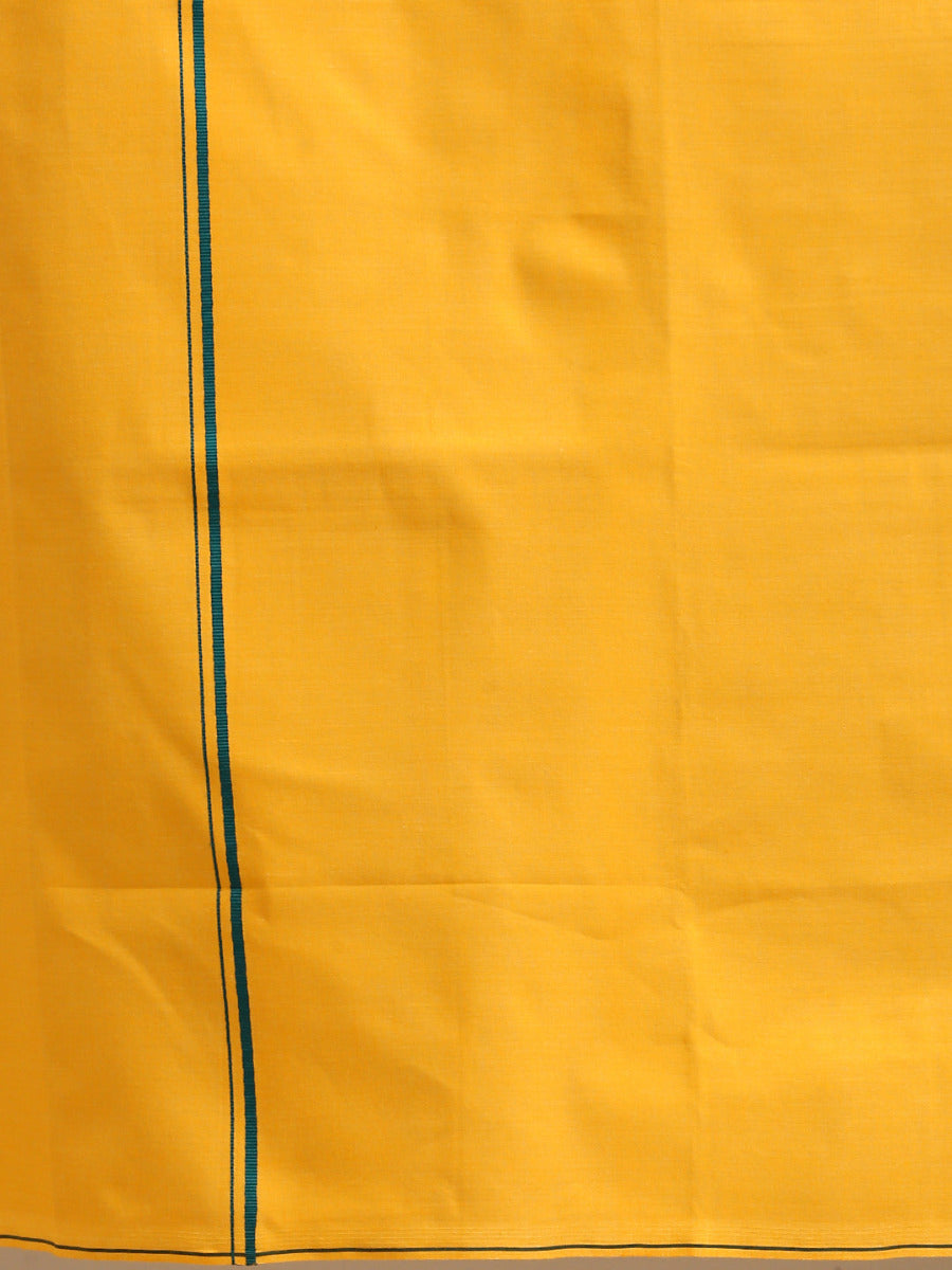Mens Color Dhoti with Small Border Astra Mango-Zoom view