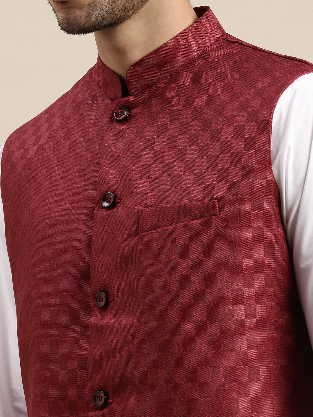 Men Ethnic Jacket with Kurta Pyjama Set DD2