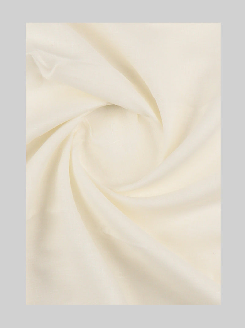 Pure Linen Park Cream Shirt Fabric Classic