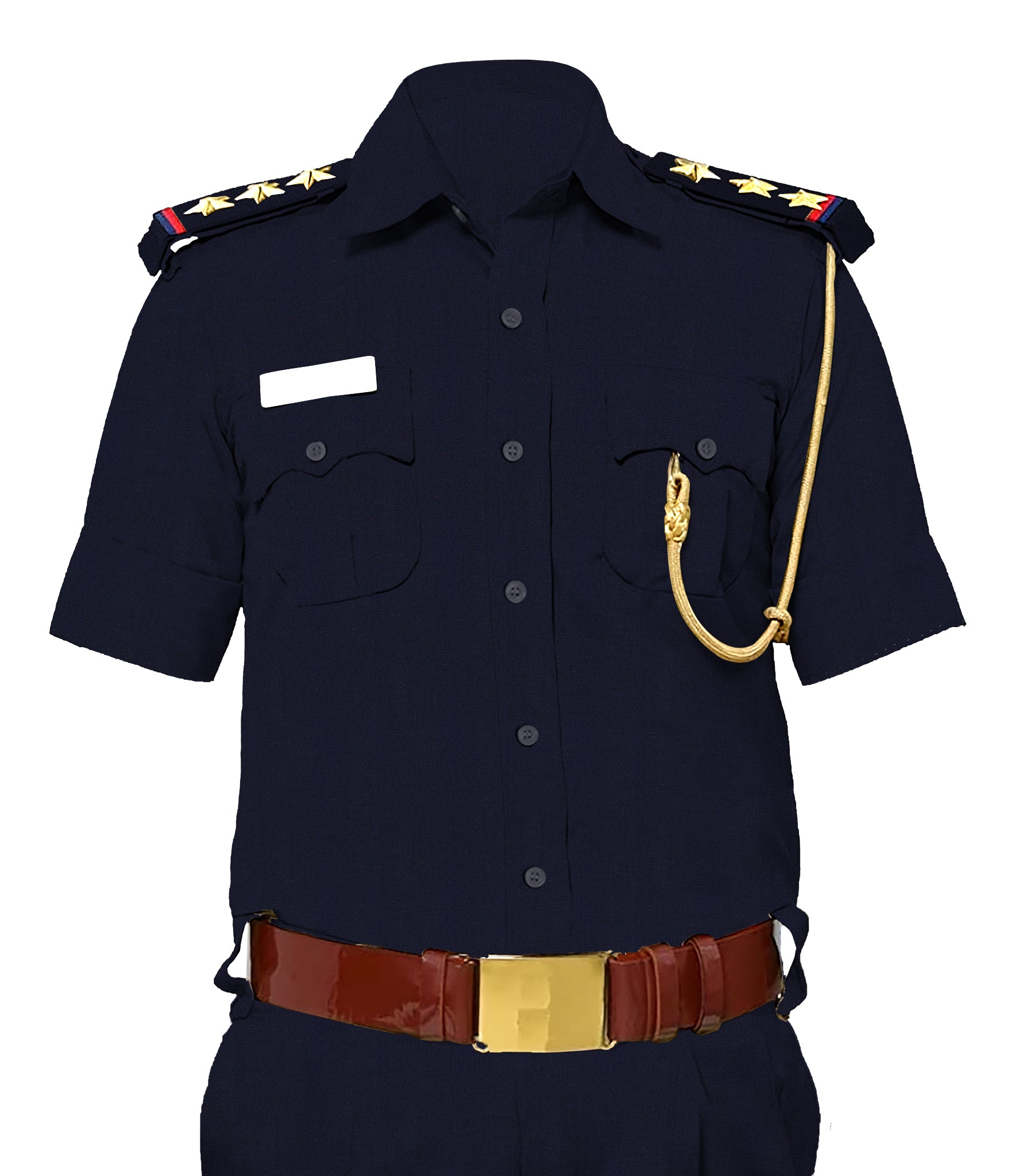 Cotton Plain Shirting & Suiting Combo Corp Uniform-Front view