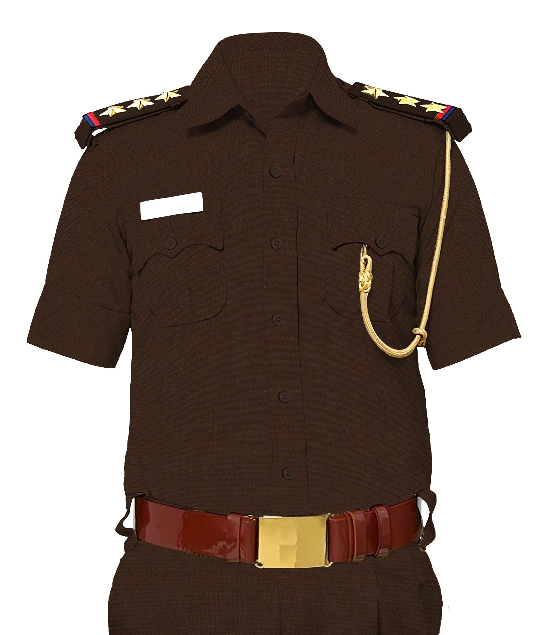 Cotton Plain Shirting & Suiting Combo Corp Uniform-Front view