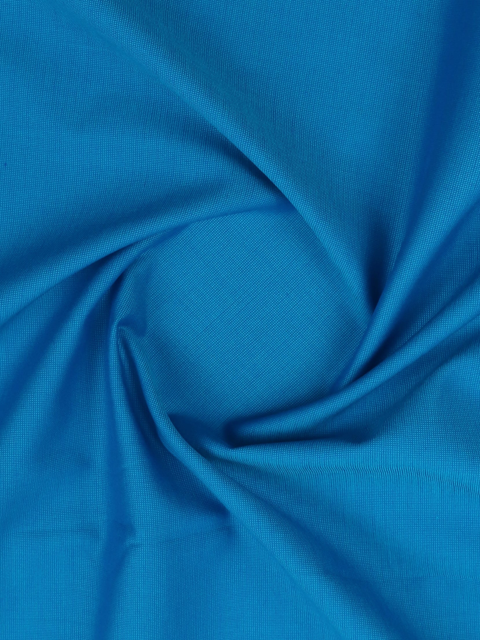 Giza Cotton Plain Shirt Fabric Blue Coral Bell