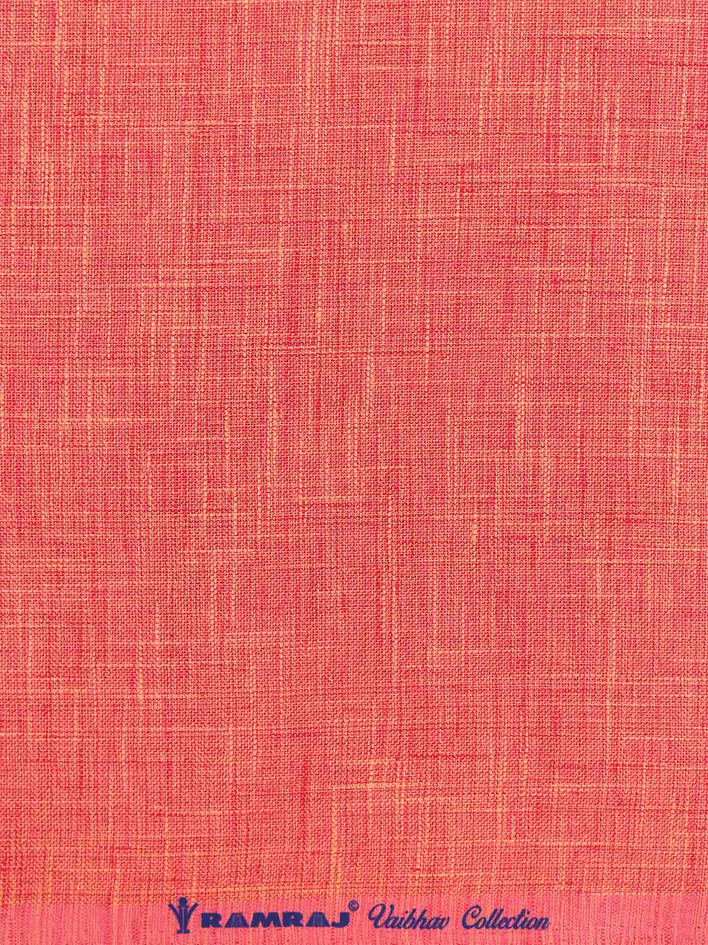 Cotton Mixed Plain Shirt Fabric Pink Vaibhav-zoom view