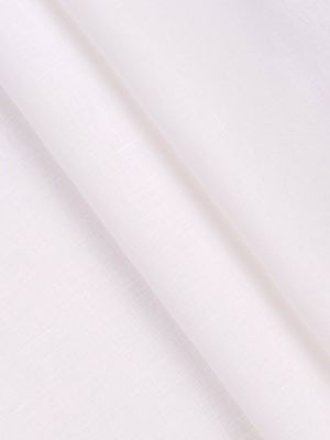 Pure Linen Park White Shirt Fabric 6052