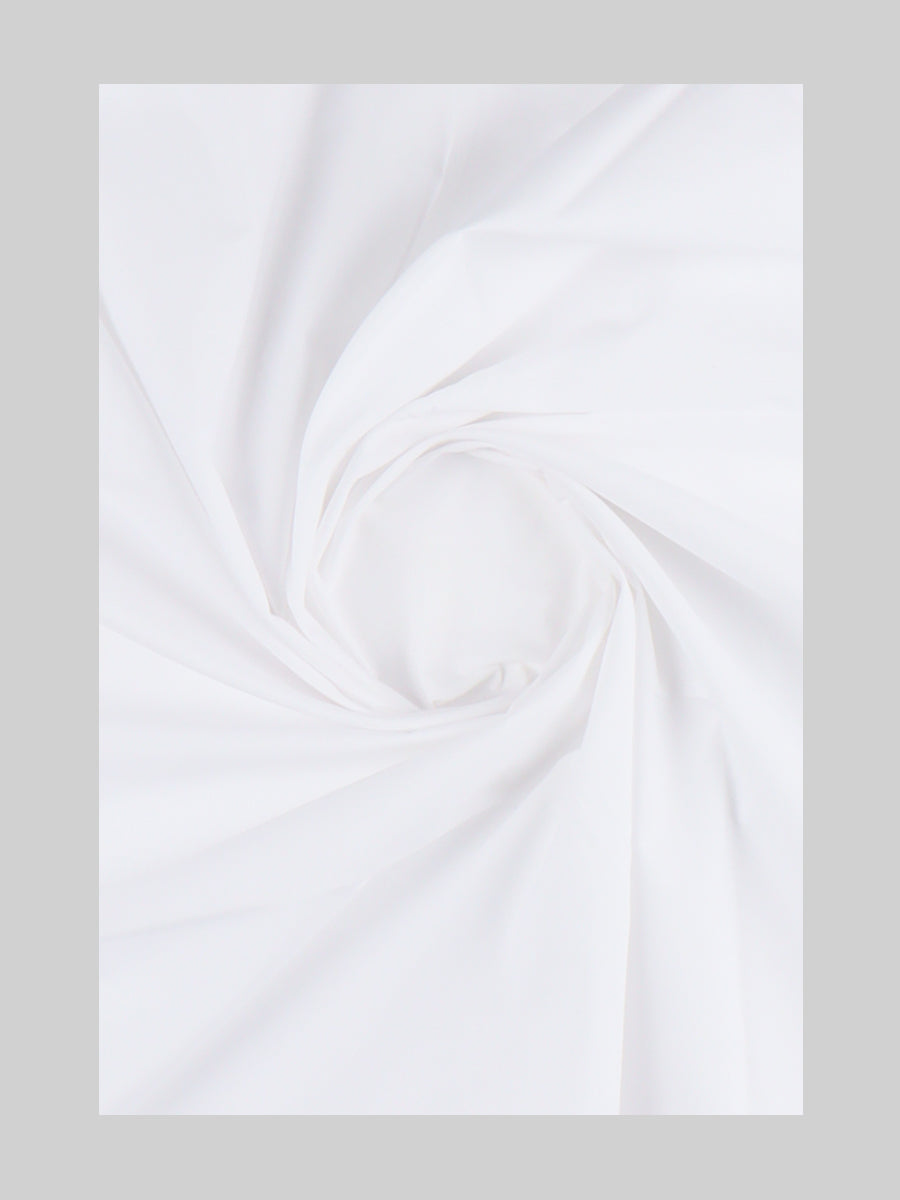 Mens Cotton White Shirting with 1/2" Jari Dhoti Set Combo Noble-Zoom view