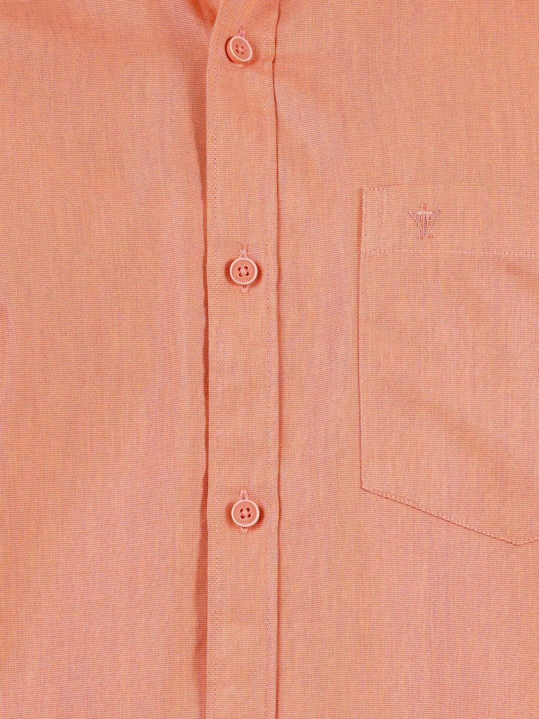 Mens Cotton Half Sleeves Shirt with 3/4'' Gold Jari Dhoti Combo-Zoom view