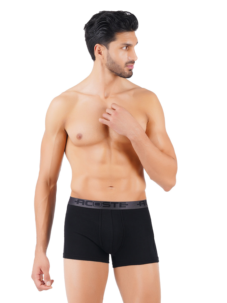 Soft Combed Rib Spandex Outer Elastic Trunk Acoste 1014(2 PCs Pack)-Full view