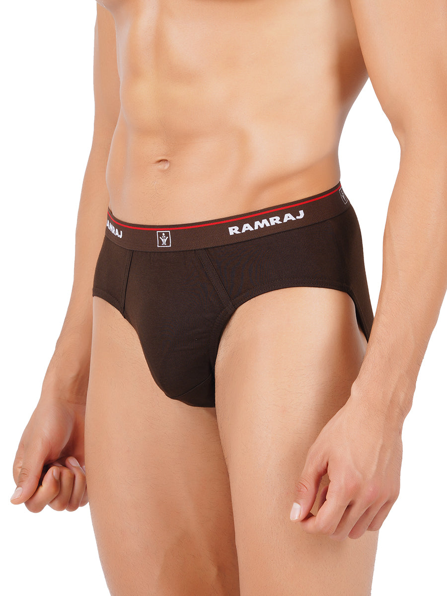 Mens Soft Combed Fine Jersey PlusSize OE Brief Suriya-Pack of 2-SIDE VIEW