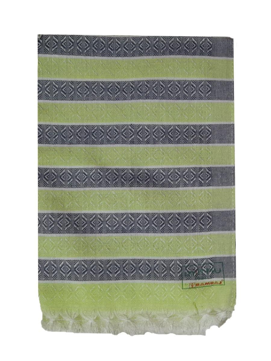 Checked Napkin Towel (5 in 1) -  Ramraj Cotton-Green