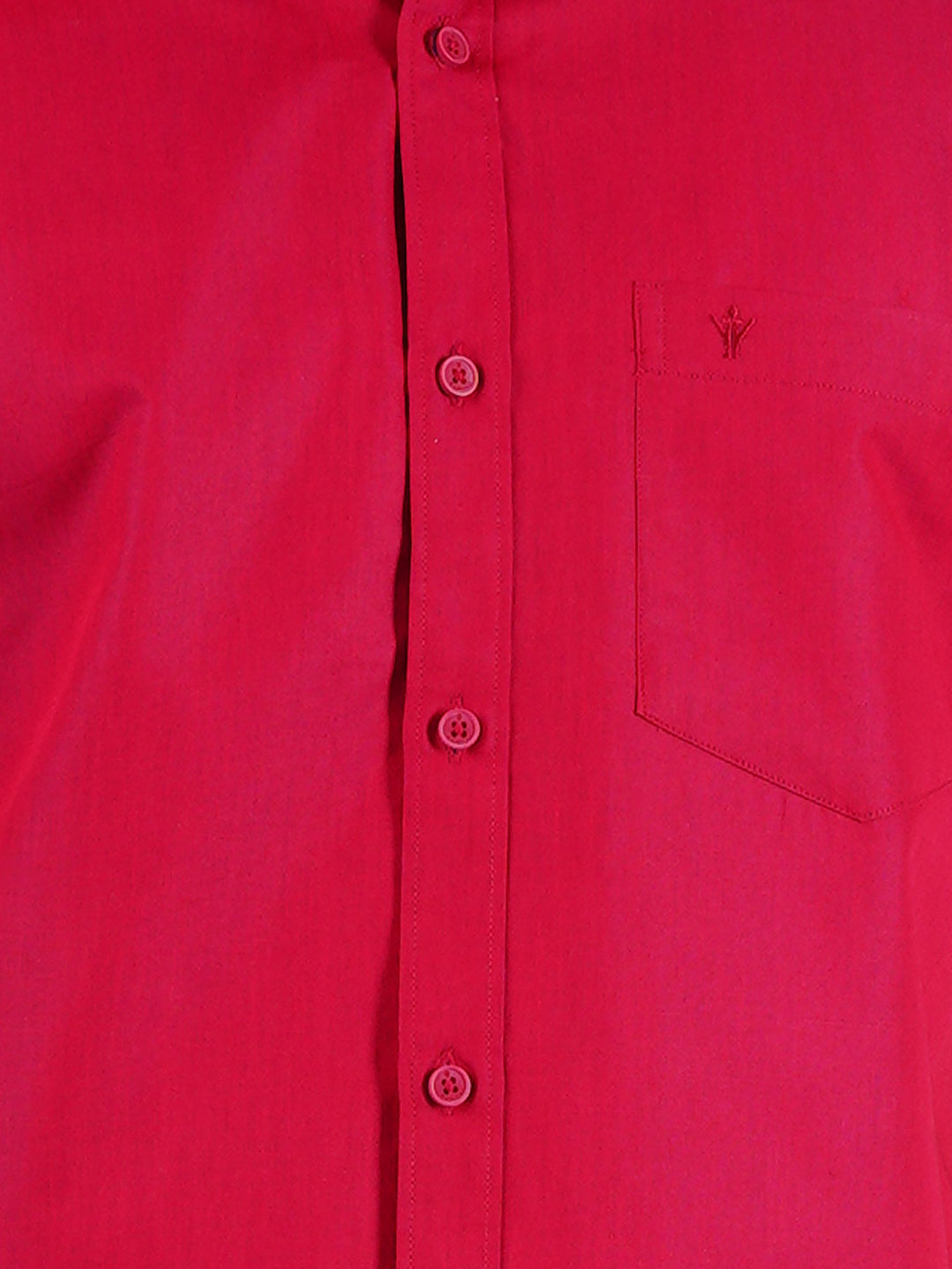 Mens Cotton Half Sleeves Shirt with 1/2'' Gold Jari Dhoti Combo-Zoom view