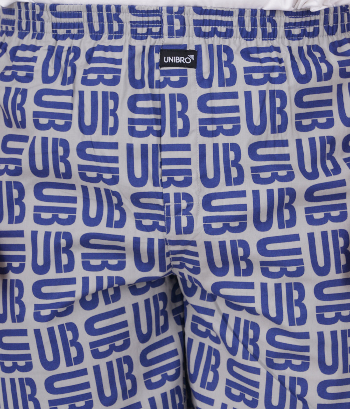 Mens Printed Woven Boxer Long WB19