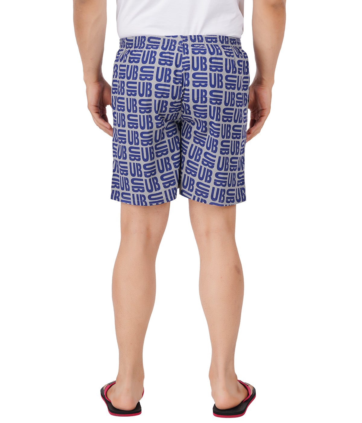 Mens Printed Woven Boxer Long WB19