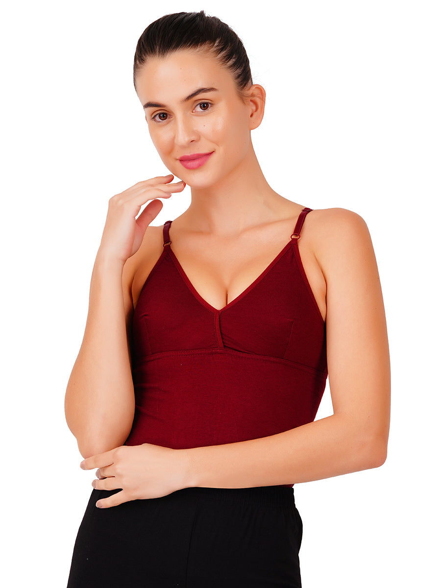 Extra Sportive Bra with Slip Design Camisole TeenCup Color (2PCs Pack)